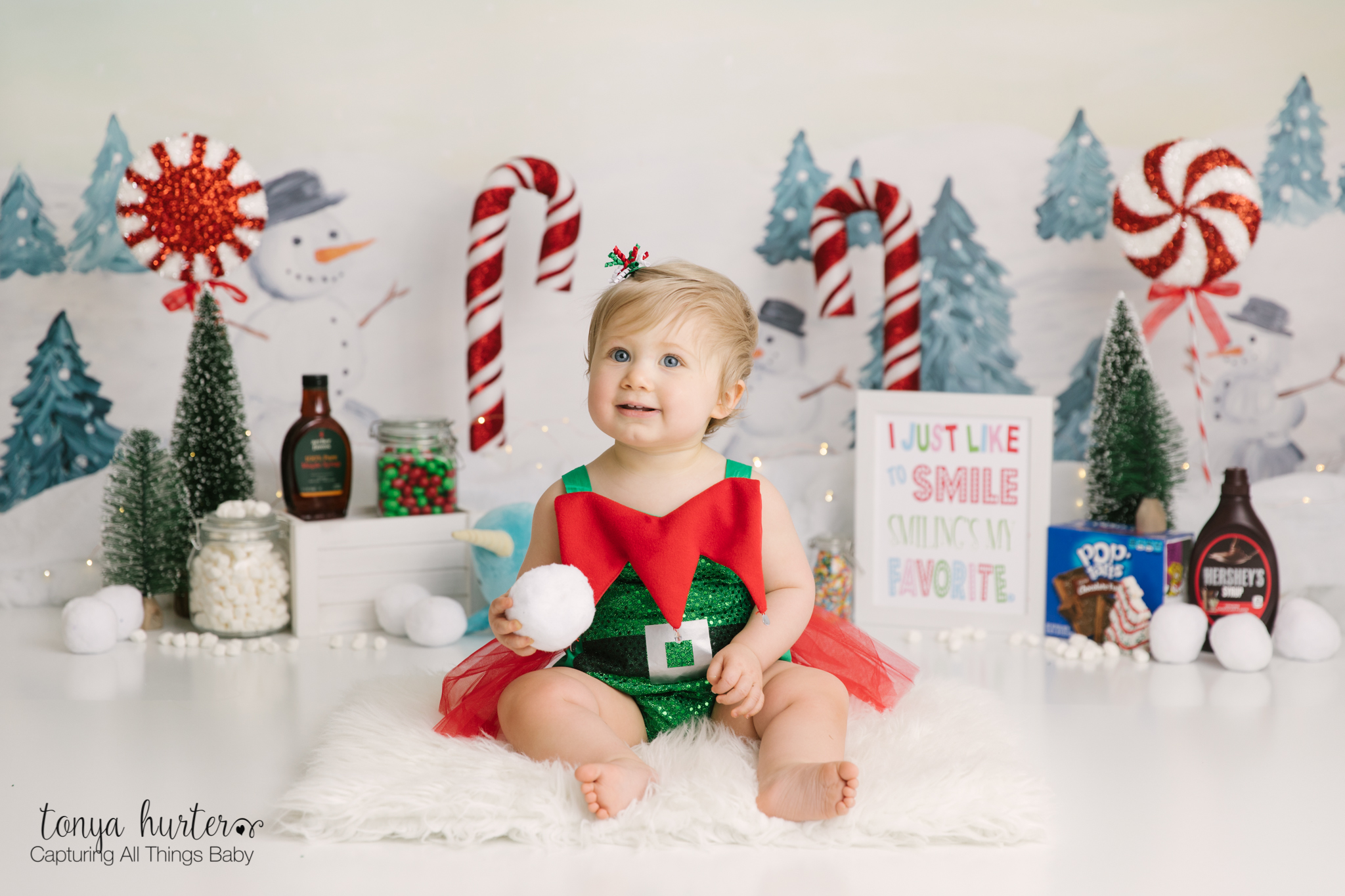 Elf Cake Smash | Raleigh, NC | Cake Smash Photographer - Tonya Hurter ...