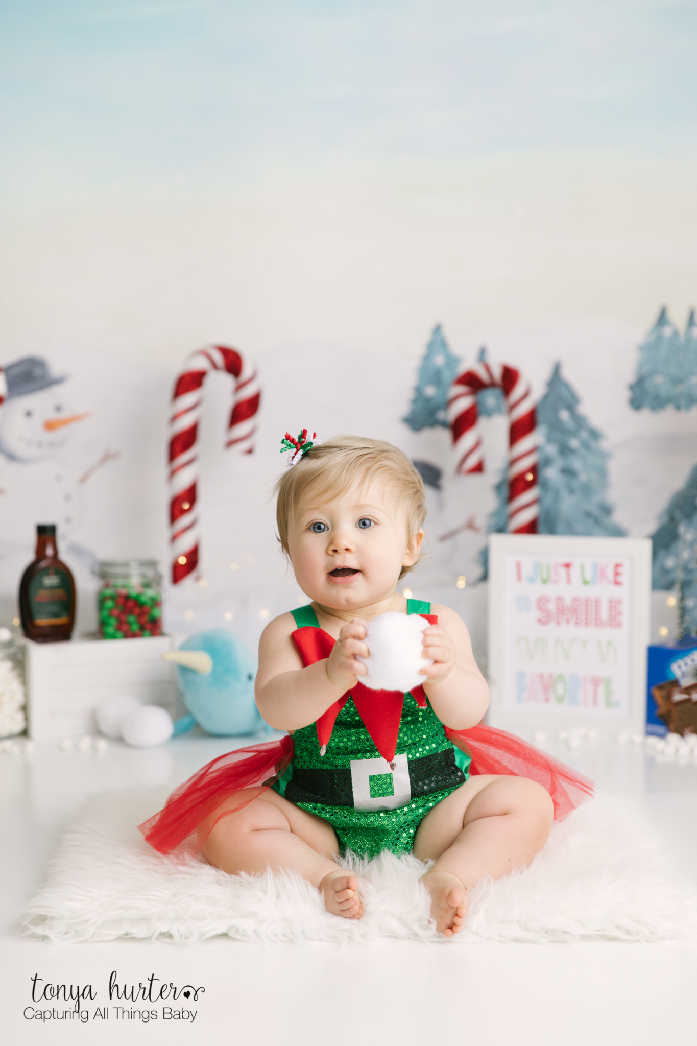 Elf Cake Smash | Raleigh, NC | Cake Smash Photographer - Tonya Hurter ...