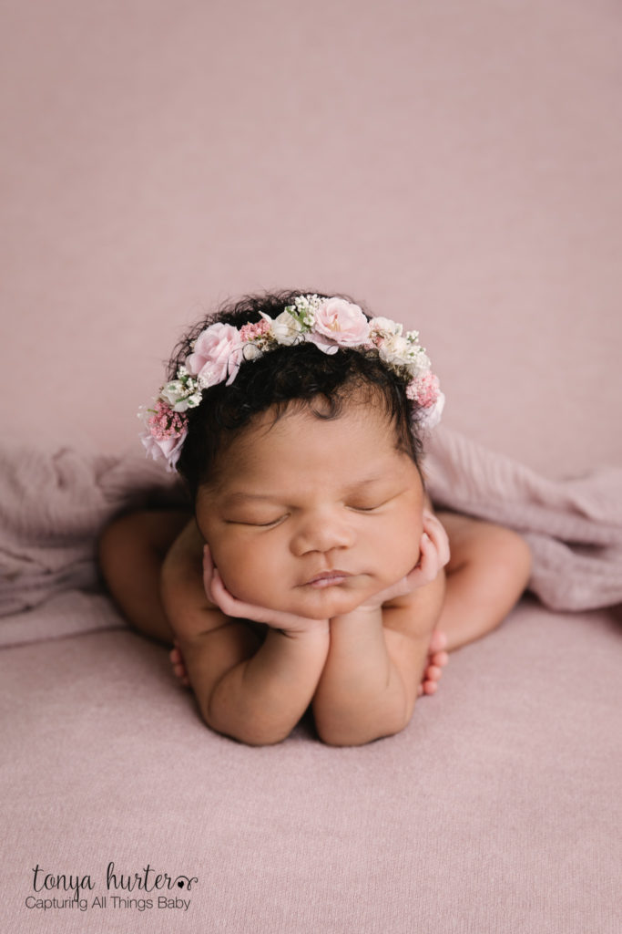 Blush Inspired Newborn Photo Shoot - Tonya Hurter Photography