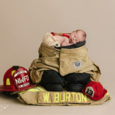 Newborn Fireman Photo Shoot Tonya Hurter Photography